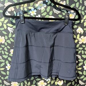 LULULEMON NAVY PACE RIVAL SKIRT *LONG